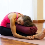 yin yoga caterpillar pose